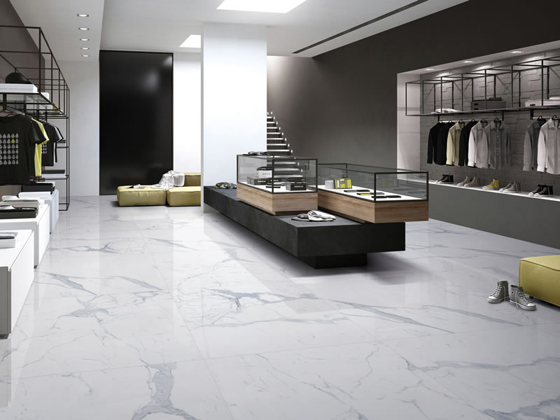 Marble Look Tile- Carrara